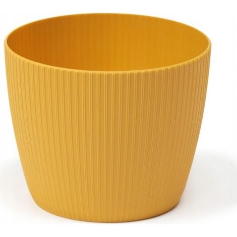 Vaso in plastica color senape da 16 cm Magnolia Jumper