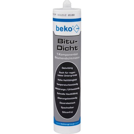 Beko Bitu-Dicht Bitumendichtmasse schwarz 310 ml 236310 (1/3)