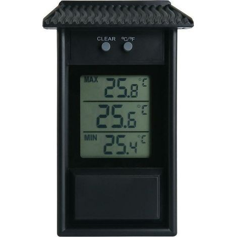 Thermomètre électronique Extérieur Thermomètre Extérieur Thermohygromètre électronique étanche Réfrigérateur Thermomètre Taille Température Valeur Mémoire Fonction 13.2x8x3 (Cm) Noir 1pc (1/3)