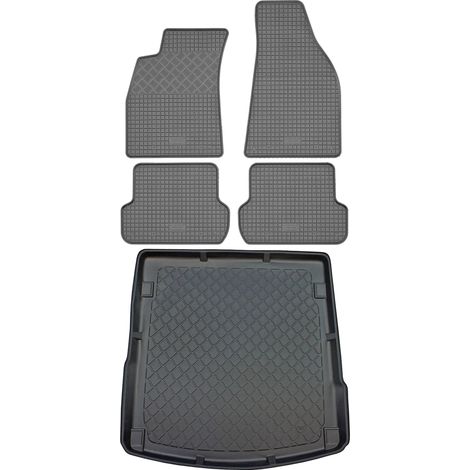 Audi A4 B6 B7 Limousine (4-türig) von 2001-2007 SET - Gummifußmatten + Kofferraummatte