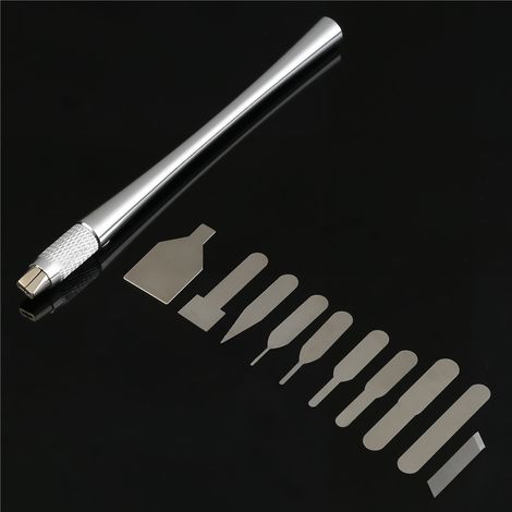 iPhone-Reparaturwerkzeugset inklusive 10 Klingen zum Entfernen von CPU-IC-Chips von A5-, A6-, A7-, A8- und A9A-Motherboards. (1/5)