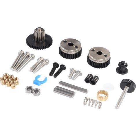 Kit d'accessoires pour extrudeuse HGT : capuchon, vis rondes, ressort, roulement, arbre, roue d'alimentation (1/5)