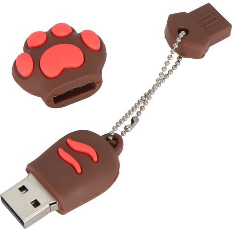 Clé USB Animaux Mignons, 1Go USB 2.0 Mini pour Stockage, Idée Cadeau d'Affaires