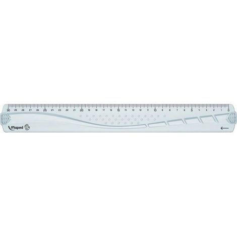 Règle géométrique 30 cm pour gaucher (1/2)