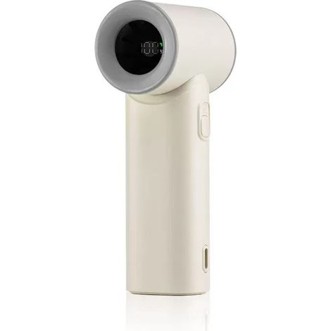 Super powerful portable fan - 5 wind speed settings - Rechargeable - Pocket size - Personal fan - Off-white (1/5)