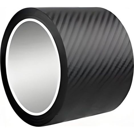Autocollants pour voiture - Fibre de carbone nano - Film protecteur - Accessoires auto - 10 cm x 3 m - Noir (1/5)