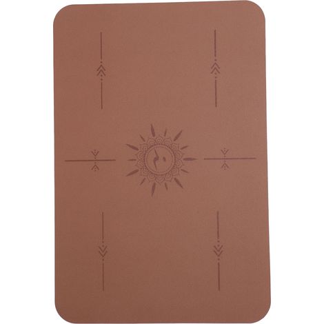 Tapis anti-vibrations pour machine à coudre - Réduit les vibrations, les mouvements et les risques de glissement - En caoutchouc PU - Marron doré (1/5)