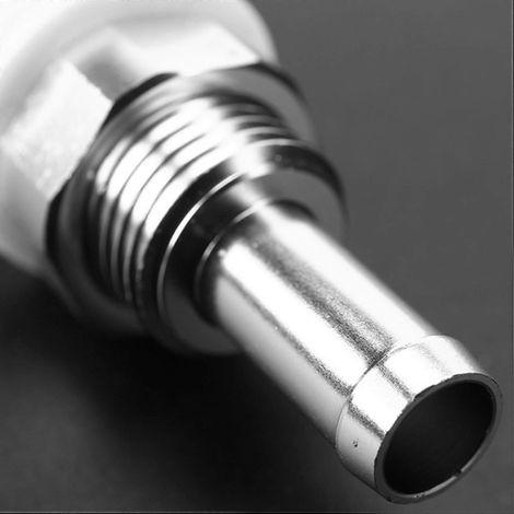 Raccord adaptateur évasé mâle 6AN vers embout cannelé 5/16 pouce pour cloison - (1/5)