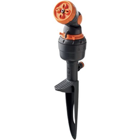 Irrigatore a settori 4 jet lift su puntale gf plastica innesto rapido 8004-3670 G.f.