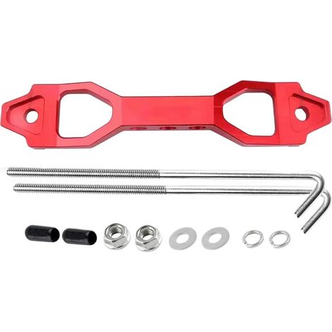 Support de Maintien de Batterie pour Bac Fixation Légère et Robuste Plateaux Maintien Batterie Voiture Montage Universel Résistant À L'Oxydation Remplacement Voiture Camion SUV Camping-Car (1/5)