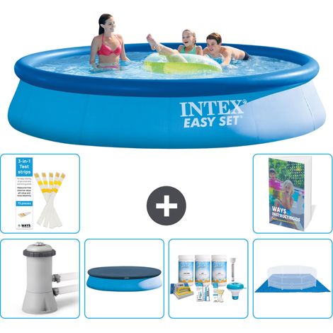 Intex Piscina Easy Set Rotonda - 396x84 cm - 7-pezzi  S251