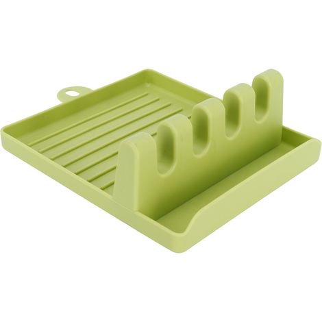 Rack de Rangement pour Couvercles et Spatules de Cuisine, Multifonction et Pratique, Vert (1/5)