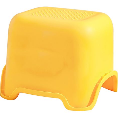 Mini tabouret, marchepied, tabouret empilable en plastique épais antidérapant, motif canard mignon, idéal pour la maison ou le camping. (1/5)