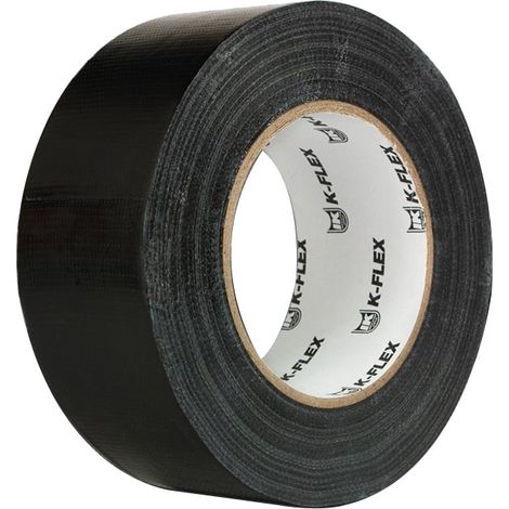 Ruban adhésif Toilé noir - 50mlx50mm 180 µm