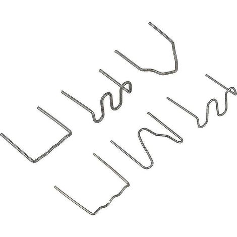 Agrafes thermiques en plastique, 6 types d'agrafes thermiques pour la réparation de pare-chocs de voiture, kayak et autres objets en plastique (bricolage) (1/5)