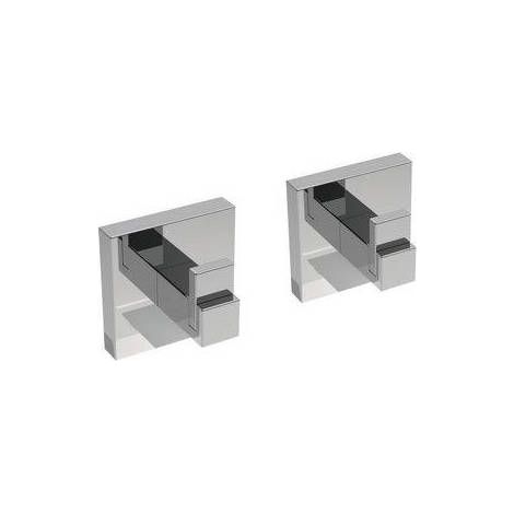 2 PZ APPENDIABITI MOD. TREND Misura: Cromo cm 5 x h.5 x 4