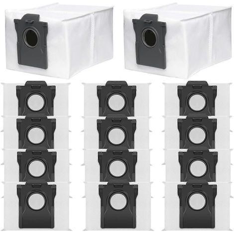 Compatible avec les aspirateurs robots L10S Pro/X30 Ultra/X40 Ultra, bac à poussière à vidage automatique, grande capacité de 3,2 litres, sacs à poussière (1/5)
