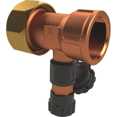 Kemper Innengewinde-Verschraubung aus Rotguss, mit Entleerung, Figur 476 07, DN 50, 4760705000