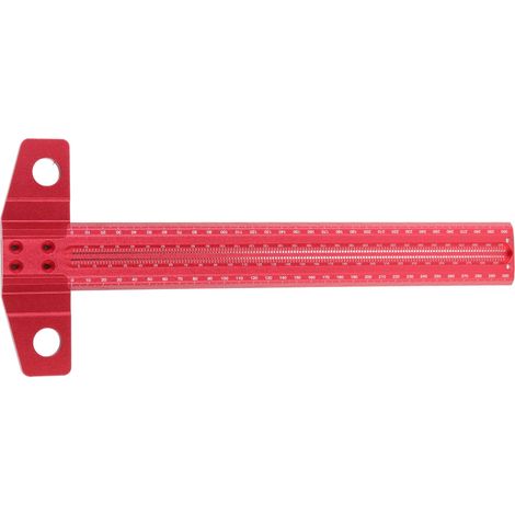 Abnehmbarer T-Winkel aus Aluminiumlegierung für Holzbearbeitung, Anreißen, Einrahmen und technisches Zeichnen – 300 mm (1/5)