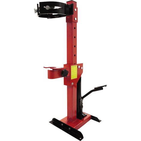 Bituxx Federbeinspanner 2.5T Federspanner Stoßdämpfer Domlager Fahrwerk Werkzeug Federbeinspanngerät Hydraulisch KFZ Auto Motorrad Rot