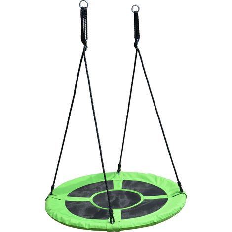 Warez Toys Altalena da giardino a nido di cicogna XXL 100 cm Verde (1/3)