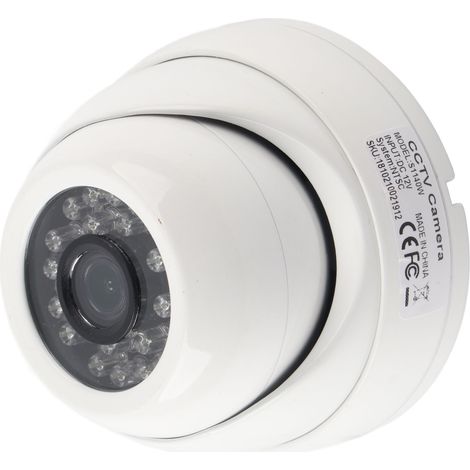 Caméra vidéo coaxiale AHD 4 en 1 dôme 1080p, 24 LED infrarouges, étanche IP66, sans latence NTCS (1/5)
