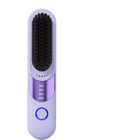 Lisseur et boucleur 2-en-1 sans fil - Portable, rechargeable, anti-brûlure (1/3)