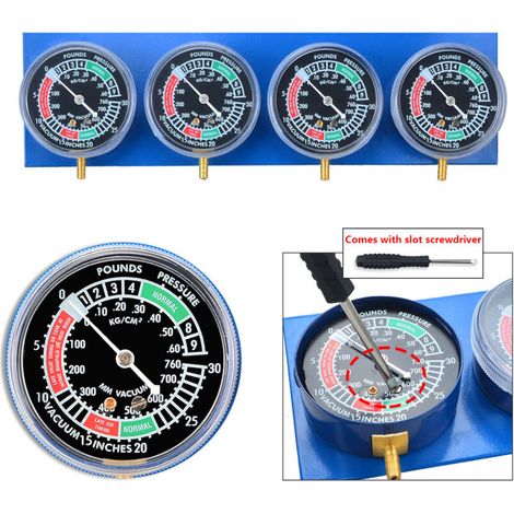 4-cylinder carburetor synchronization kit with vacuum gauge and balancing gauges for motorcycle carburetors. (1/5)