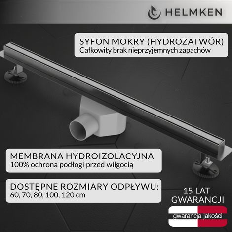 Helmken 370S3701 Linienablauf, 700 x 31 mm, Chrom (1/5)