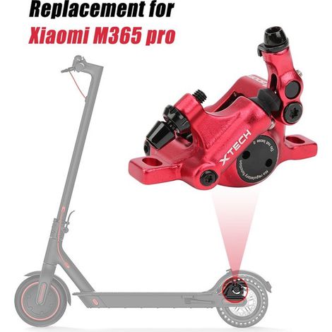 Étrier de frein hydraulique, alliage d'aluminium avec adaptateur et rotor à disque de 120 mm pour scooter électrique (1/2)