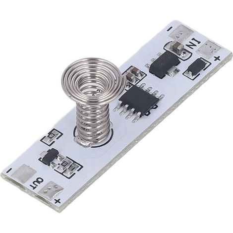 Lot de 8 Modules Variateur Tactile Capacitif Sans Palier pour Ruban LED, Interrupteur à Toucher pour Meuble, DC5-24V (1/5)
