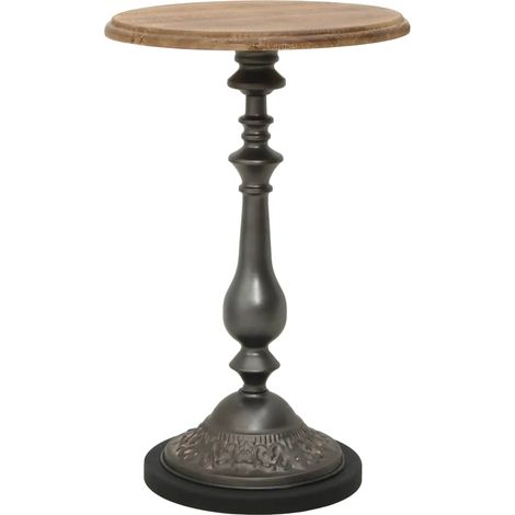 Beistelltisch Tannenholz Massiv 40 x 64 cm Braun