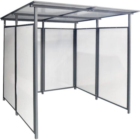 Multifunktionsunterstand 227x223x212cm, anthrazit (1/3)