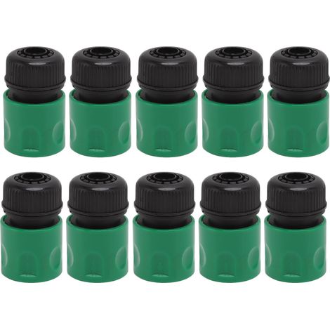 Raccords de tuyau d'eau à connecteur rapide, 10 pièces, fournitures d'irrigation agricole en plastique pour tuyau de jardin DN15