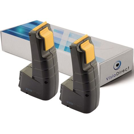 Lot de 2 batteries pour Festool BPH9.6C outils sans fil 2000mAh 9.6V