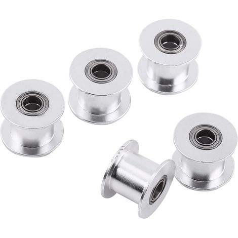 2GT-Synchronriemenscheibe mit 20 Zähnen, Riemenscheibe vom Typ H, 10 mm breit, 5 mm Innendurchmesser, ohne Zähne. (1/5)
