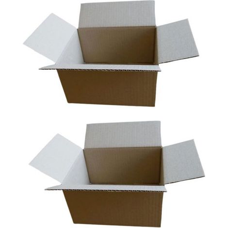 2 petits cartons d'emballage 16 x 12 x 11 cm (1/4)