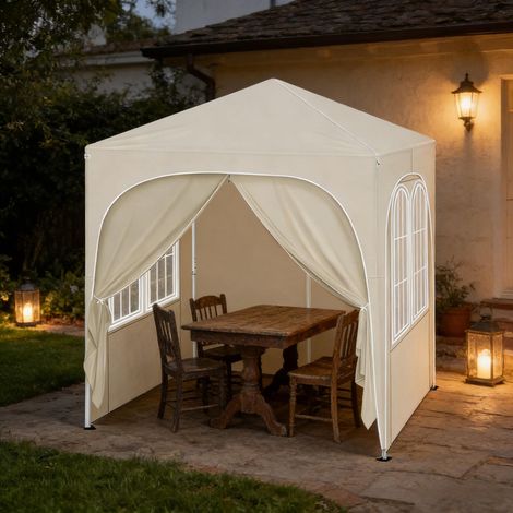 Tonnelle de jardin extérieur, abri pour fête et événement, tente de patio, gazebo uniquement