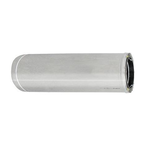 TUBO ACCIAIO INOX 316L DOPPIA PARETE MT 1 D. Int. 130 - D. Est. 180