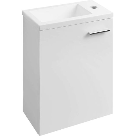 Aqualine Zoja - Mobile per lavabo 37x50x18 cm, bianco 51037A (1/3)