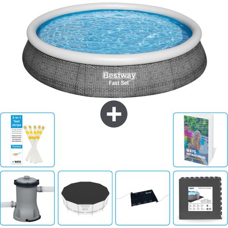 Bestway Bestway Fast Set Ronde - 396x84 cm - 7-pièces S195 (1/5)