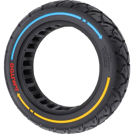 Pneu de trottinette électrique 10x2,5 en caoutchouc coloré antidérapant, structure alvéolaire, pour trottinette G30 (1/5)