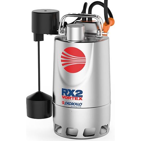 Pedrollo RXm 2/20 Vortex - GM (5m) - Bomba eléctrica para agua sucia VÓRTICE de una sola fase