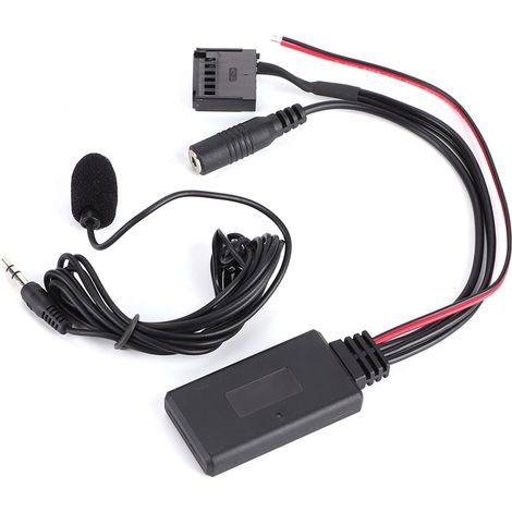 Adaptateur de câble d'entrée AUX Bluetooth pour voiture Ford Focus 6000CD, avec microphone et prise en charge des appels mains libres. (1/5)