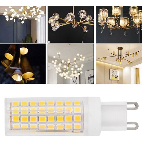 G9 1000 lm 102 LED-Keramiklampe, dimmbar, für Kronleuchter und Deckenleuchten, 220 V, 12 W, warmweiß (1/5)