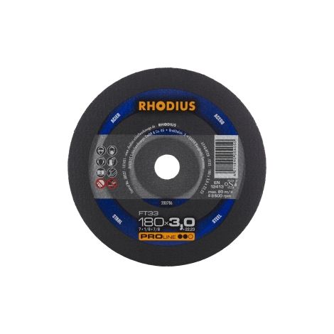 Trennscheibe 180x3.0x22 mm FT33 25 Stück.