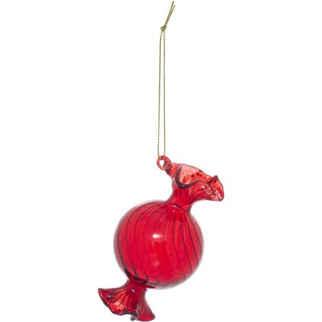 SDN CARAMELO ROJO CRISTAL 9CM - Feeric lights & christmas (1/2)