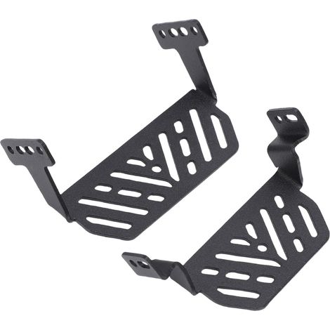 /10 Armures Avant et Arrière de Châssis RC – Usinées CNC 6061 – Ensemble de Protection Contre Les Chocs en Aluminium pour XO-, Losi 8IGHT, HPI Baja 5B et RC10 – Comprend 2 Plaques de Blindage (1/5)