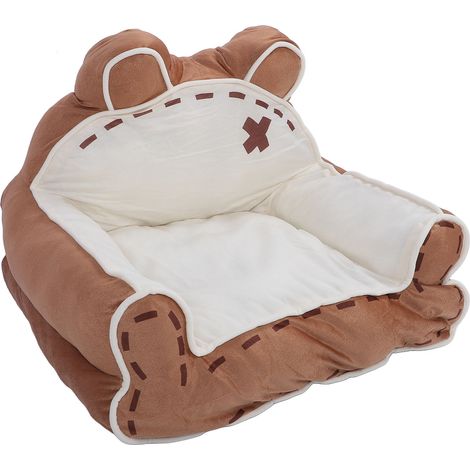 Canapé-lit pour animaux de compagnie, chaud, lavable, doux, confortable, antidérapant, facile à nettoyer, pour chiens et chats. (1/5)
