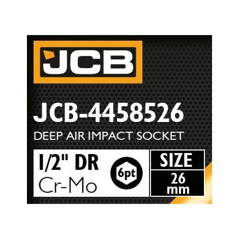 Adaptador de impacto profundo 1/2" 26mm (hexagonal)